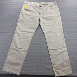 Duck Head Pants Mens 44x34 Beige Stretch Chino Five Pocket Casual Straight NWT